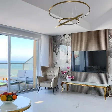 Kaszmirowy Z Sauna Z Widokiem Na Morze - Nadmorski Luksus Apartment *